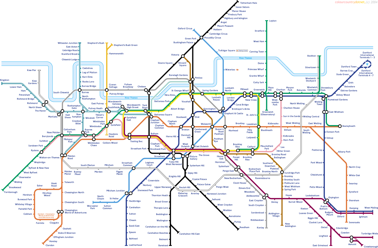 South East London Map Pdf